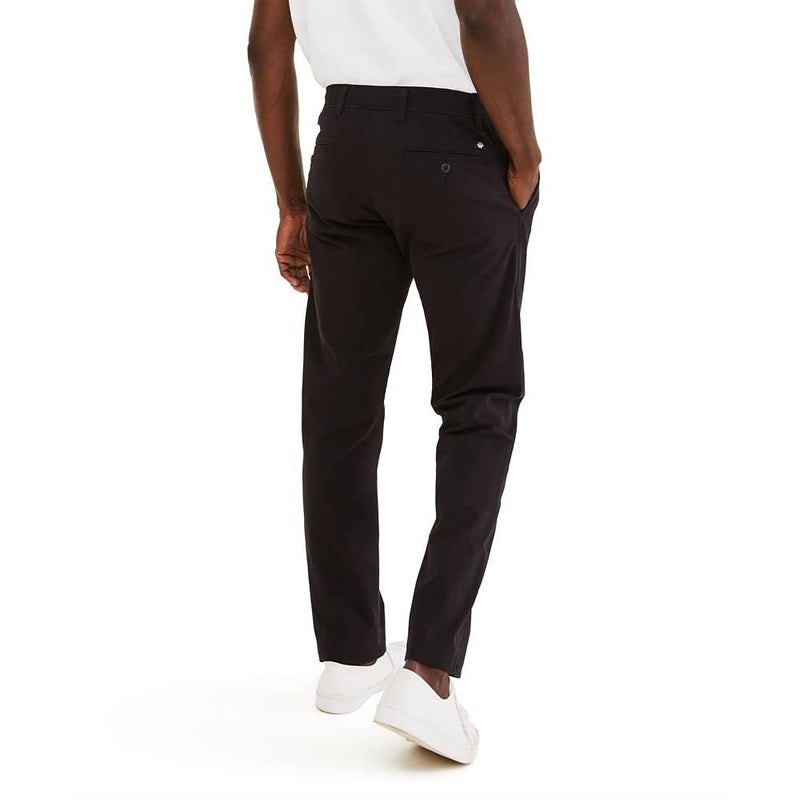 DOCKERS بنطلونات دوكرز الرياضية للرجال بتصميم ألتيميت شينو مع مرونة ذكية 360، أسود، 36W x 30L - Image 3